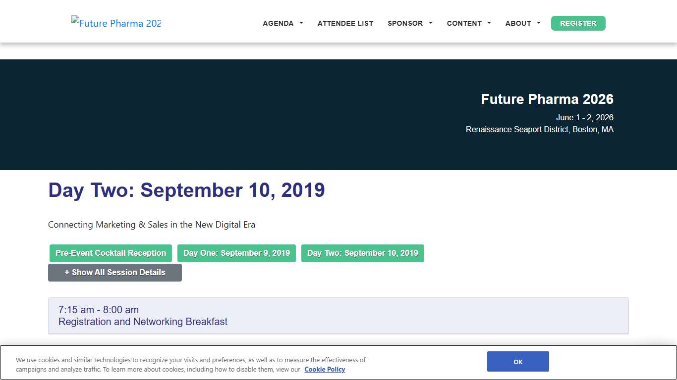 Future Pharma 2026 » Day Two: September 10, 2019
